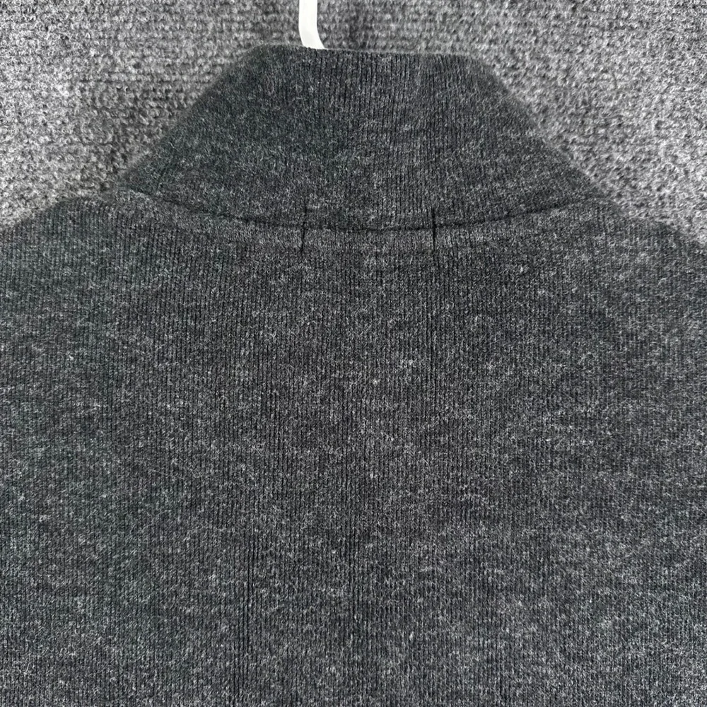 Polo Ralph Lauren Quarter Zip Mens XL Extra Large Gray Pink Pony Cotton Sweater